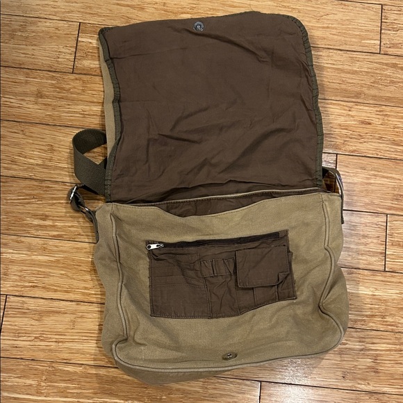 Little Miss Naughty Olive Green Crossbody Baddie Girlhoodcore Messenger Bag - Picture 3 of 6